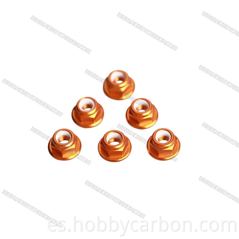 rts anodized flange nut